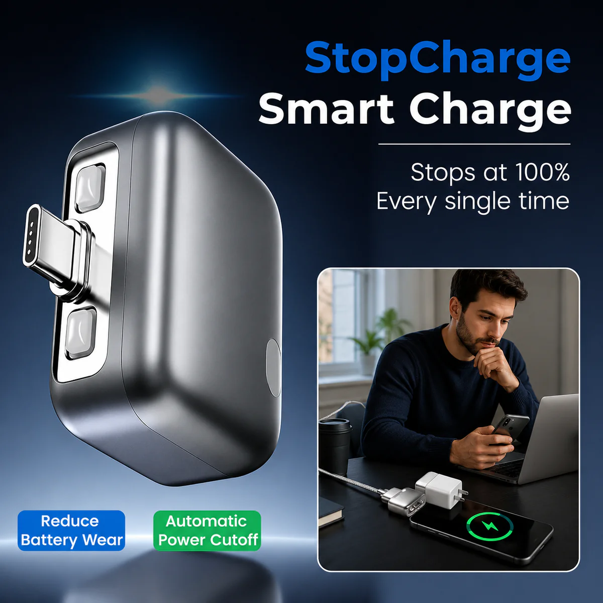 Smart popup AI Charger remover