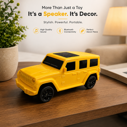 Jeep Style Bluetooth Speaker with Deep Bass