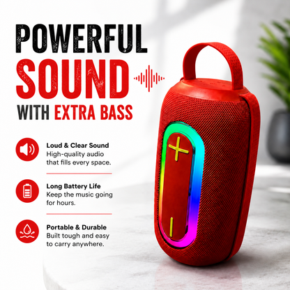 RGB Big Bluetooth Speaker with Powerful Sound And Heavy Bass