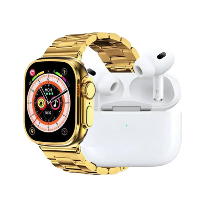 I20 Ultra Smart Watch With Airpods Pro And 7 Straps