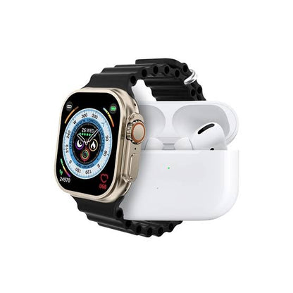 I20 Ultra Smart Watch With Airpods Pro And 7 Straps