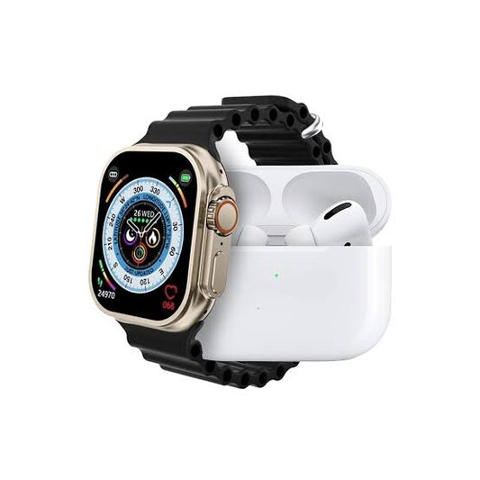 I20 Ultra Smart Watch With Airpods Pro And 7 Straps